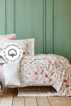 Lorenzo Lilac 100% Cotton Double Pique Gift Duvet Cover Set 200. 18. 01. 0250 - Karaca Home
