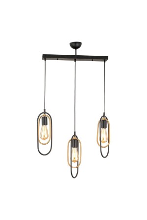 Lotus 3 Row Antique Modern Pendant Lamp Kitchen Bedroom Living Room Pendant Lamp Chandelier 3704-3S-FR - Apliqa