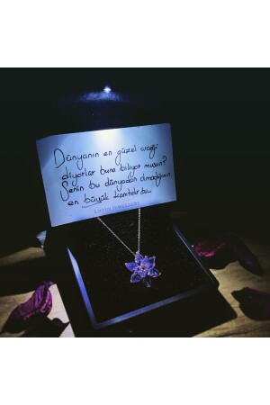 Lotus Flower Necklace & Lighted Necklace Box | - LOTUS JW