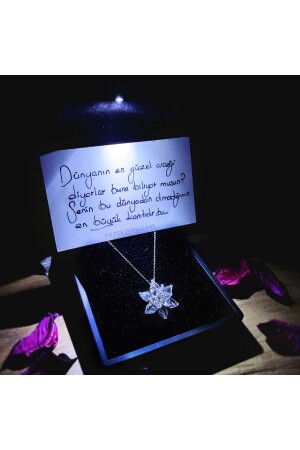 Lotus Flower Necklace & Lighted Necklace Box | - LOTUS JW