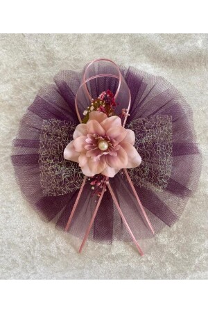 Lotus Flower Purple Bundle Ornament 1 Piece 20x20cm Wedding Engagement Henna Suitcase Ornament - Süsler