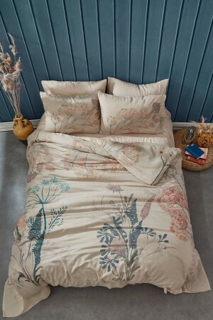 Lotus-Leinen-Bettbezug-Set TYC00670034601 - BONJARDİNHOME