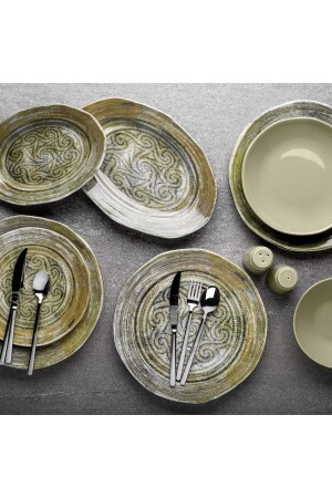 Loure 29 Piece Dinner Set for 6 People 58YMT000719 - Aryıldız