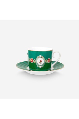 Love Birds Green Porcelain Teacup 200 Ml - Pip Studio