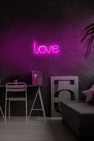 - Love - Led Decorative Wall Lighting Neon Graffiti Magic Led Messages - Neongraph DEC010033 - neon graph