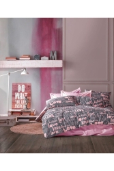 Love Me %100 Pamuk Ranforce Çift Kişilik Nevresim Takımı GMP002 - PAMUKKALE HOMECOLECTİON