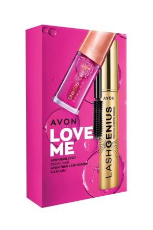 Love Me Nourishing Dudak Yağı Blossom ve Genius Maskara Hediye Paketi - Avon