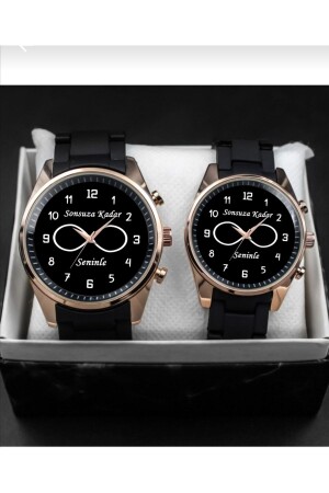 Lover's Watch for Men and Women Couple Wristwatches Black Valentine's Day Gift STBTK8275287687654678 - Kubbehan