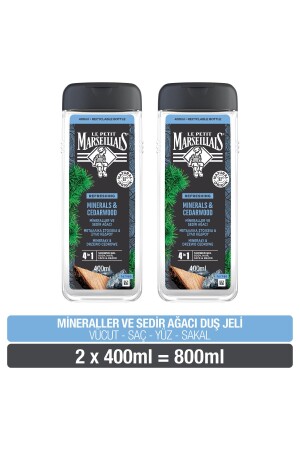 Lpm Men Minerals And Cedar Wood 400 ml 35746615728402 - Le Petit Marseillais