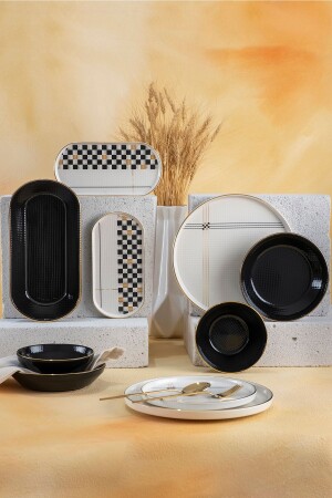 Luca 27 Piece Dinner Set for 6 People SR-22-0267 - ACAR