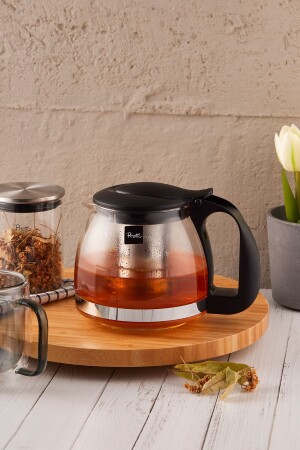 Luca Glass Teapot with Strainer 1250 Ml - Perotti
