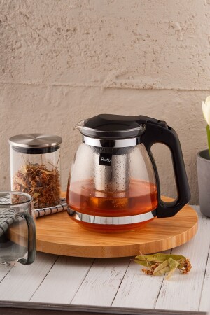 Luca Glass Teapot with Strainer 1500 Ml - Perotti