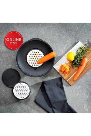 Lucas Steel Mixing Bowl 24 cm-4 Pieces-Black 1S4223-19024-SIY01 - Schafer