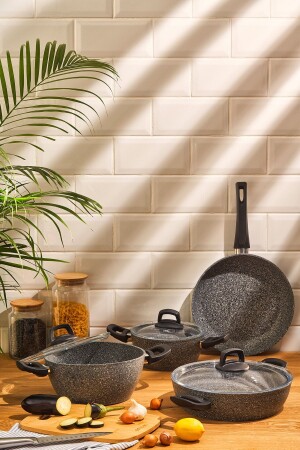 Lucca 7 Piece Cookware Set Gray Blue 600. 15. 01. 2548 - Emsan