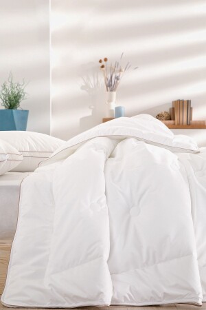 Lucent Double 1000 Tc Nano Fiber Quilt - White YTSGRPIST-1554169 - Yataş