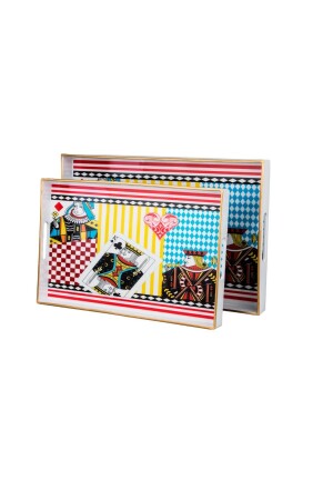 Lucky Rectangular Tray of 2 LYSP 033 - Lucky Art