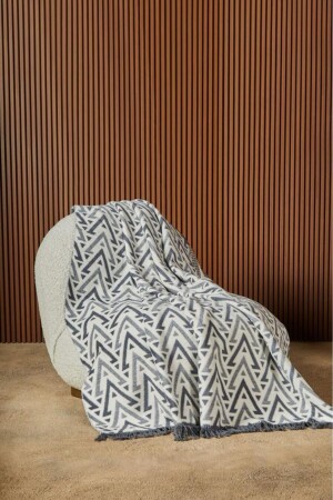 غطاء من فخمة من نوع MNZ - بلوش الملك الحجم - غطاء دافئ سم 200 × 230 سم - Sesli Home