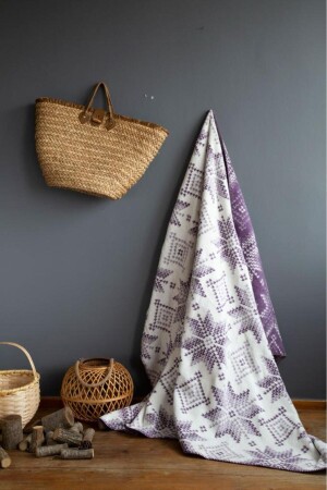 غطاء من فخمة من نوع MNZ - بلوش الملك الحجم - غطاء دافئ سم 200 × 230 سم - Sesli Home
