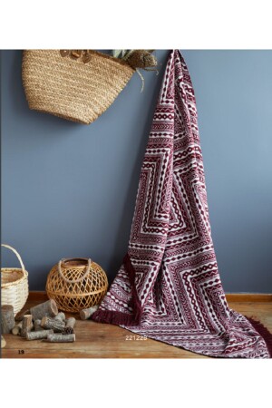 غطاء من فخمة من نوع MNZ - بلوش الملك الحجم - غطاء دافئ سم 200 × 230 سم - Sesli Home