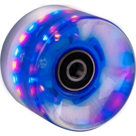 Luminous Penny Board Wheel 60 x 45 mm with ABEC 7 bearings - Blue - Worker