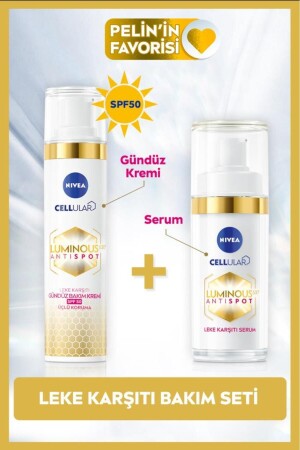 Luminous630 Brightening Anti-Blemish Sonnenschutz SPF50 Tagesgesichtscreme 40 ml und Hautserum 50 ml - Nivea