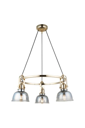 Lumo 3 Lu Gold Slot. Chandelier 3xe27 1629-80-03 - LUCEA
