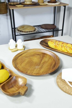 Luna Akasya 30 Cm Serving Plate TCA-307 L YUV. TRAY 30CM - SepetçiBaba