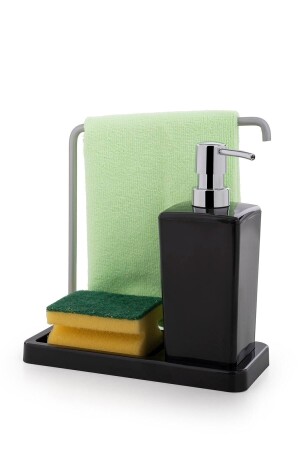 Luna Hanging Kitchen Liquid Soap Dispenser-black M-E56-06 - Prima Nova