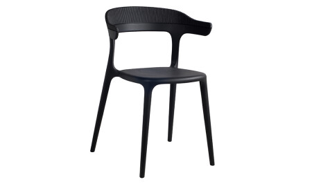 Luna Stripe Chair 2 Pieces - Cadde Yıldız