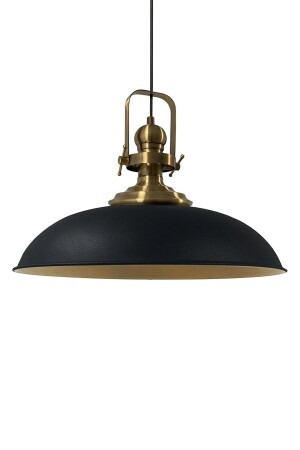 Lungo Black Single Chandelier Antique Headboard Retro Pendant Lamp Restaurant Living Room Lighting BMM7180E - Bamyum