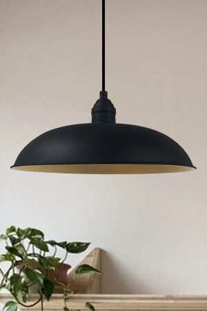 Lungo Black Single Chandelier Pendant Lamp Restaurant Living Room Lighting BMM7180 - Bamyum