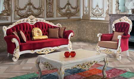Lusso Classic Living Room Set - Cadde Yıldız