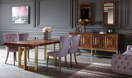 Lusso Gold Dining Room - Cadde Yıldız