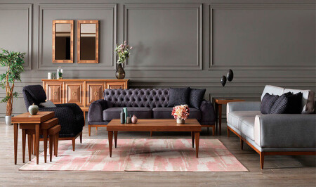 Lusso Living Room Set - Cadde Yıldız
