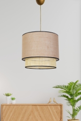 Luster Pendant Lamp Chandelier Beige Cream SH227 - hmydesign