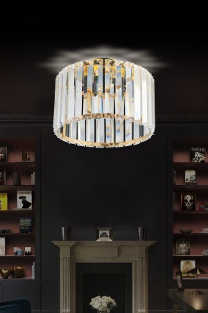 Lux Crystal Placemat Gold Chandelier LUNAIAL012-600 - Luna Lighting