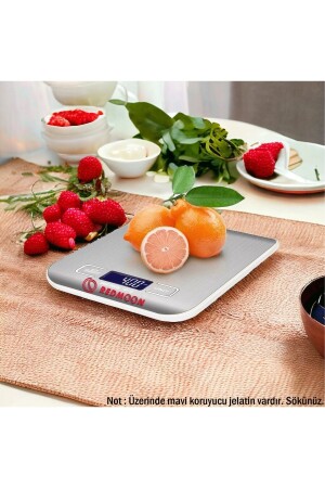 Lux Digital Kitchen Scale 5 Kg Stainless Steel Kitchen Scale With Battery Gift - Redmoon