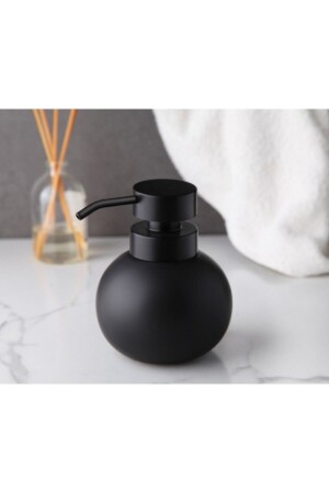 Lux Porcelain Black Liquid Soap Dispenser - Aybelife