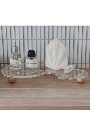 Lux Vip Transparent Plexiglass Organizer Desktop Organizer Aromatherapy Bathroom Cosmetic Makeup Jewelry Stand okay-plx03 - 1'OKAY design