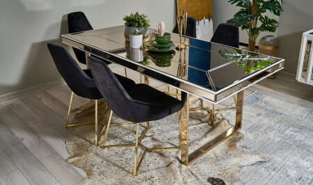 Luxe Luxury Dining Table Set - Cadde Yıldız