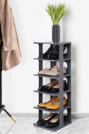 Luxury 5 Tier Shoe Rack Organizer (GREY) - Liuwa