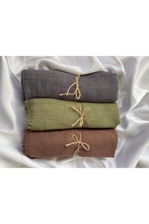 LUXURY BAMBOO KRASH' SET OF 3 - Organic Scarfs
