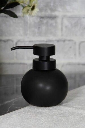 Luxury Ceramic Liquid Soap Dispenser Black 3118 g3118 - ALBETTO