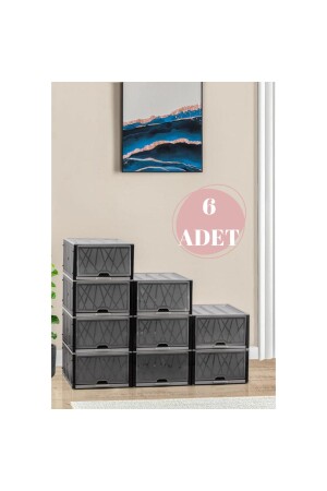 Luxury Container Shoe Rack 6 Pieces - Tıkevimde