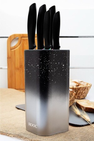 Luxury Knife Set Silver 5 Piece (knife) Knife Set bçkse2 silver - Rooc