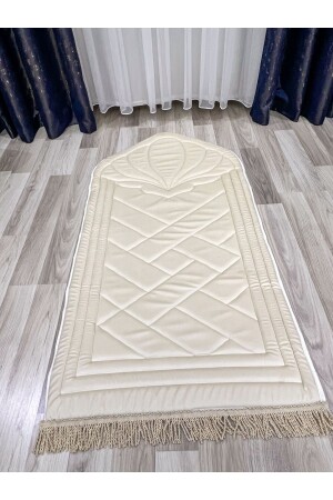Luxury Orthopedic Knee Pain-Free Sponge Gift Dowry Prayer Rug with Twist Fringed Bag - Ayhanhome