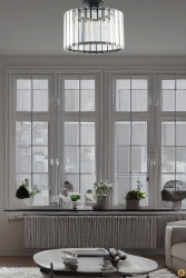 Luxury Tavana Sıfır Plafonyer Avize K9 Kristal Taşlı Ithal Avize Siyah Duylu Şık Görsellik Katar burenze0101 - burenze