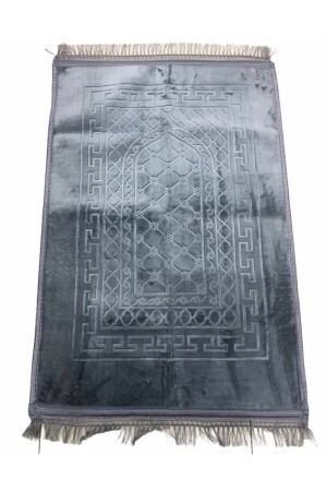Luxury Thick Soft Plush Prayer Rug with Anti-Slip Base and Bag - İnanteks