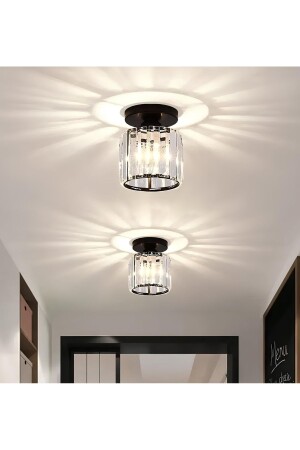Luxus Stein Modern Plafonier Deckenleuchter Luxus Pendelleuchte Kristall Stein Kronleuchter Schwarz - Burenze