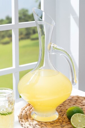 Luxus-Wasserkrug aus Glas mit Griff. KLP. 001 - Glamis